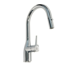 Vòi rửa bát dây rút 2 đường nóng lạnh GLF 636