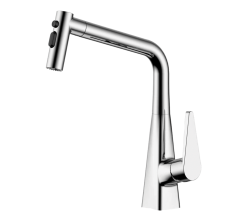 Vòi rửa bát dây rút 2 đường nóng lạnh GLF 289